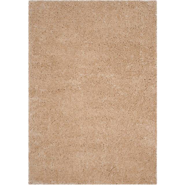 Aubre Solid Colour Light Beige Area Rug (Rectangle 154.94 x 228.6cm)