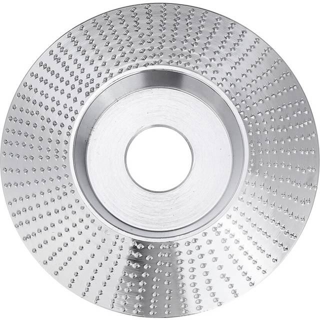 Drillpro 110mm Bevel Shaping Disc Wood Carving Disc Angle Grinding Wheel Sanding Rotary Tool Abrasive Disc for Angle Grinder