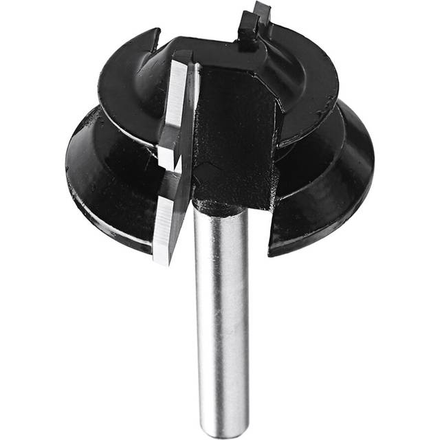 Drillpro 45 Degree Lock Miter Router Bit 1/4 Inch Shank Wood Milling Cutter