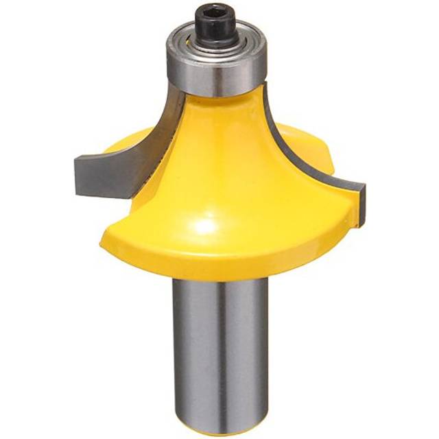 1/2 Inch Shank 1/2 Inch Radius Round Over Edging Router Bit Wood Working Cutter