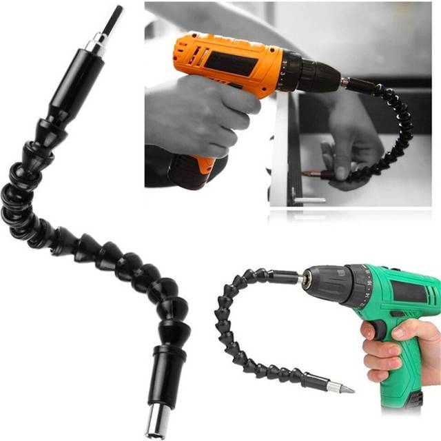 Flexible Shaft Drill Bit Extension Holder Link for Electronic Drill Hex Screwdriver Soft Shafts Driver Extend Rod Impact Tool