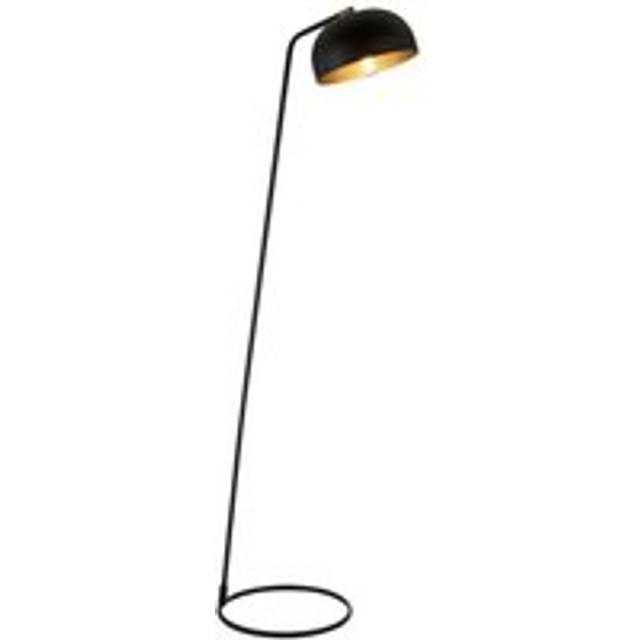 Endon 106337 Brair New 1 Light Floor Lamp Matt Black And Antique Brass