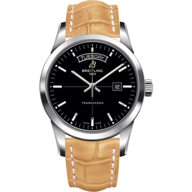 Breitling Watch Transocean Day Date Black - Black