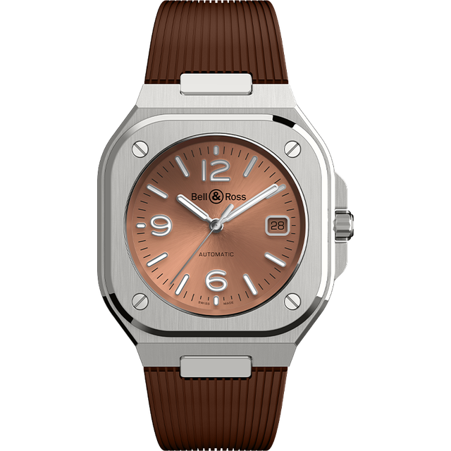Bell & Ross BR 05 Auto Copper Brown Rubber