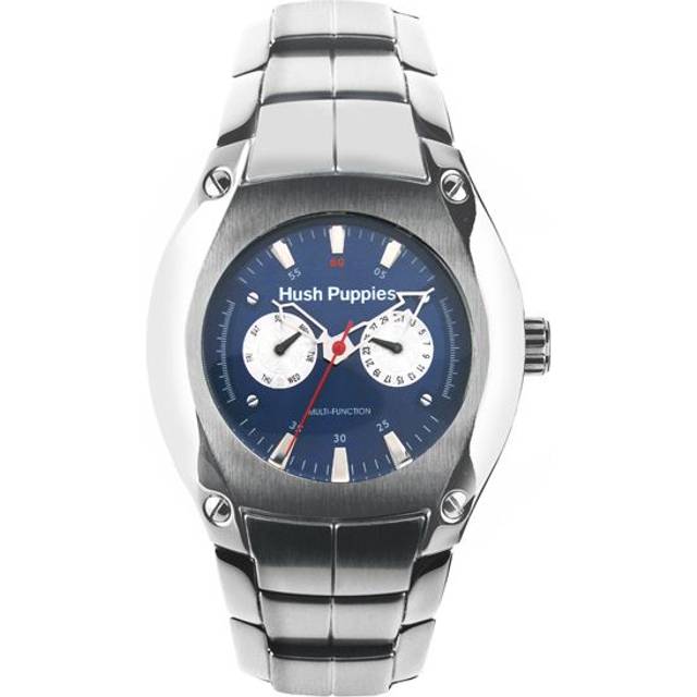 Hush Puppies Mens WATCH - Silver Stainless Steel - One Size