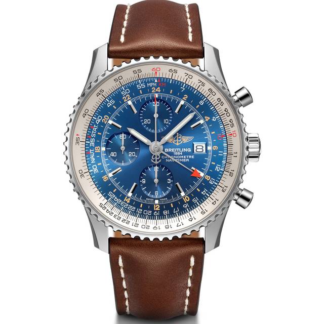 Breitling Watch Navitimer Chronograph GMT 46 - Blue