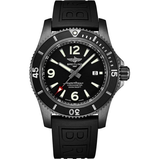 Breitling Pre-Owned Watch Superocean Automatic 46 Blacksteel Black - Black