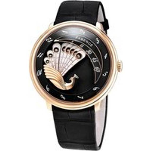 Faberge Lady Compliquee Rose Gold Black Watch