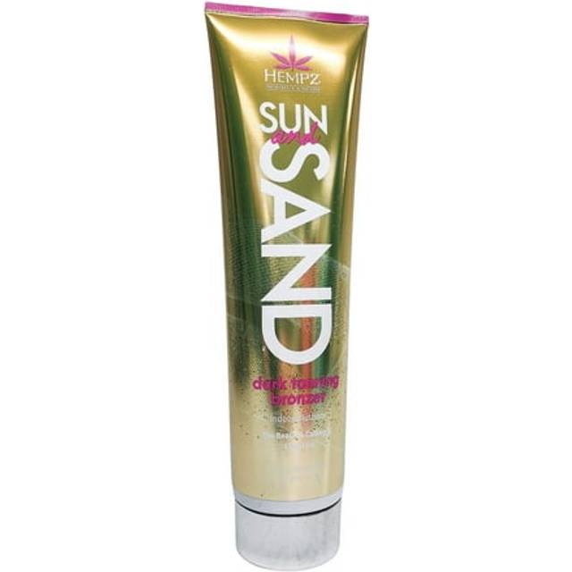 Hempz Sun and Sand Tan Lotion Natural Dark Bronzed Look Skin Soothing 280 ml