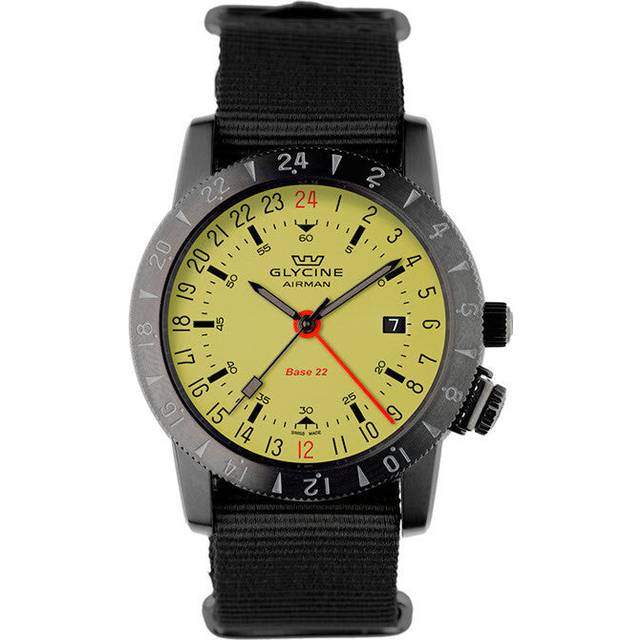Glycine Watch Airman Base 22 Luminous - Yellow