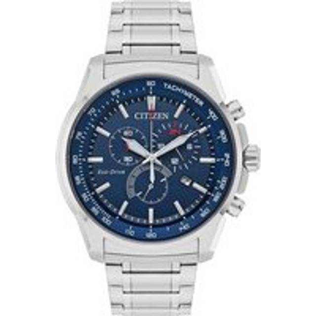 Citizen AT2370-55L Stainless Steel Eco-Drive Chronograph Watch - W38112