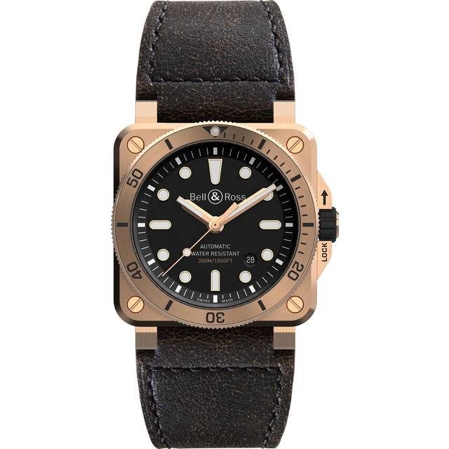 Bell & Ross Watch BR 03 92 Diver Bronze Limited Edition - Black