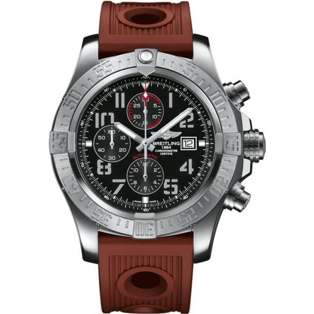 Breitling Watch Super Avenger II Steel Volcano Black - Black