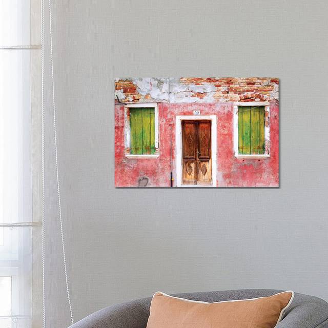 Weathered House Exterior by Jaynes Gallery - Wrapped Canvas Art Prints (45.72cm H x 66.04cm W x 3.81cm D)