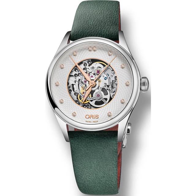 Oris Watch Artelier Skeleton Diamond - Silver