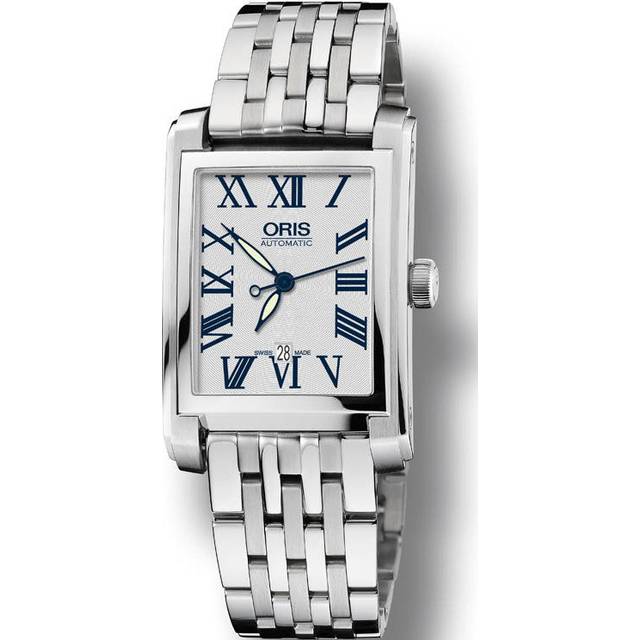 Oris Watch Rectangular Date Bracelet D - Silver
