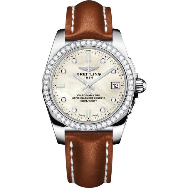 Breitling Watch Galactic 36 SleekT Pearl Diamond - White