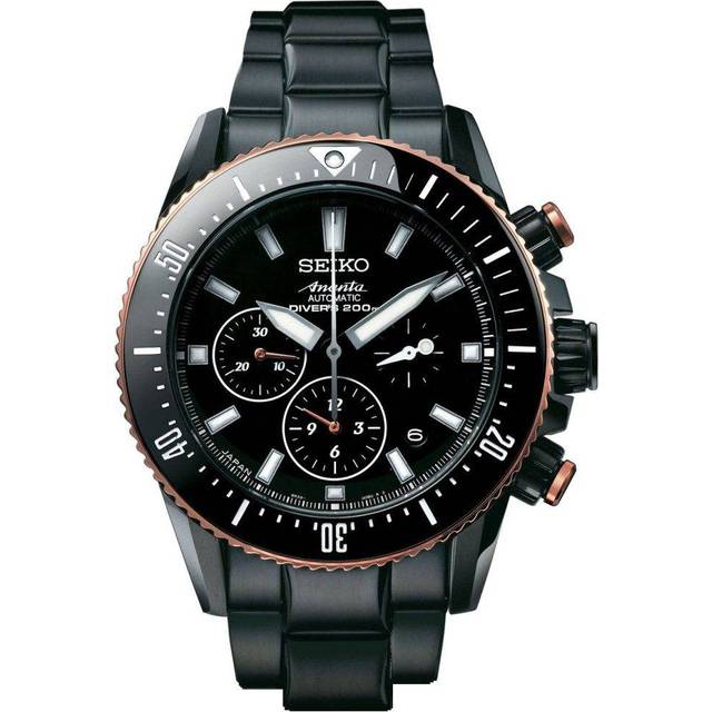 Seiko Ananta Automatic Chronograph Divers - Black