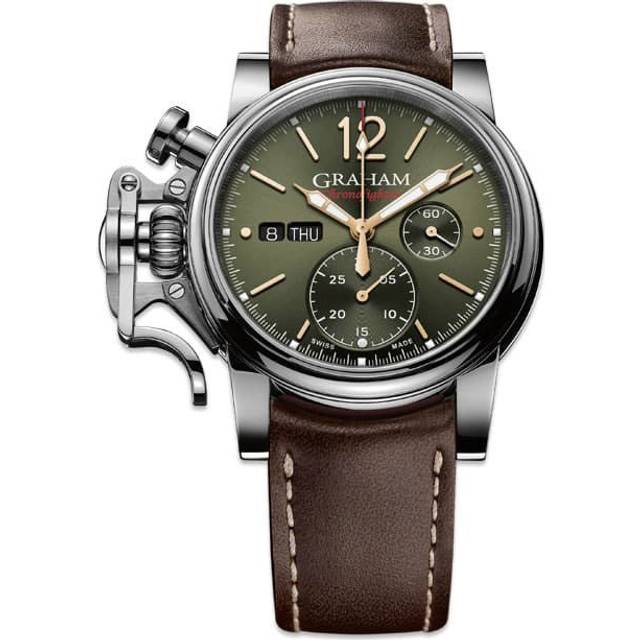 Bremont Watch MBII Custom Stainless Steel White Dial with Anthracite Barrel & Open Case Back - Black Temple Island Pin Buckle