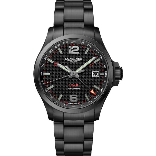 Longines Watch Conquest VHP GMT Mens - Black