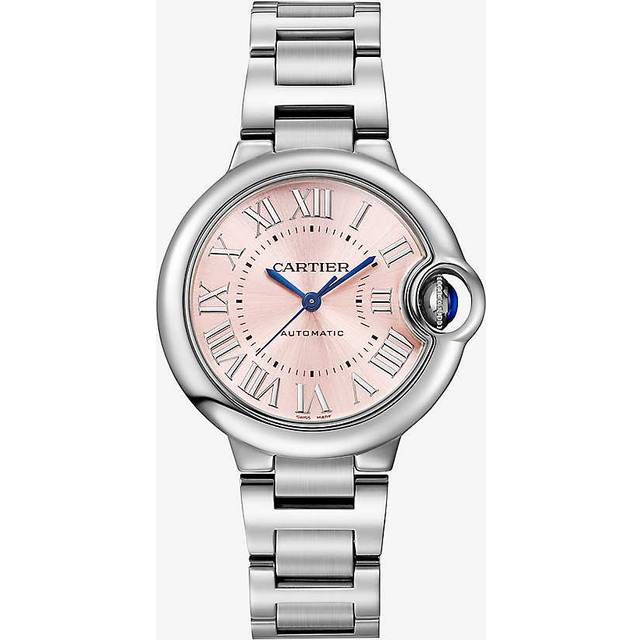 Stainless Steel Ballon Bleu de Cartier Watch - Silver - 33mm