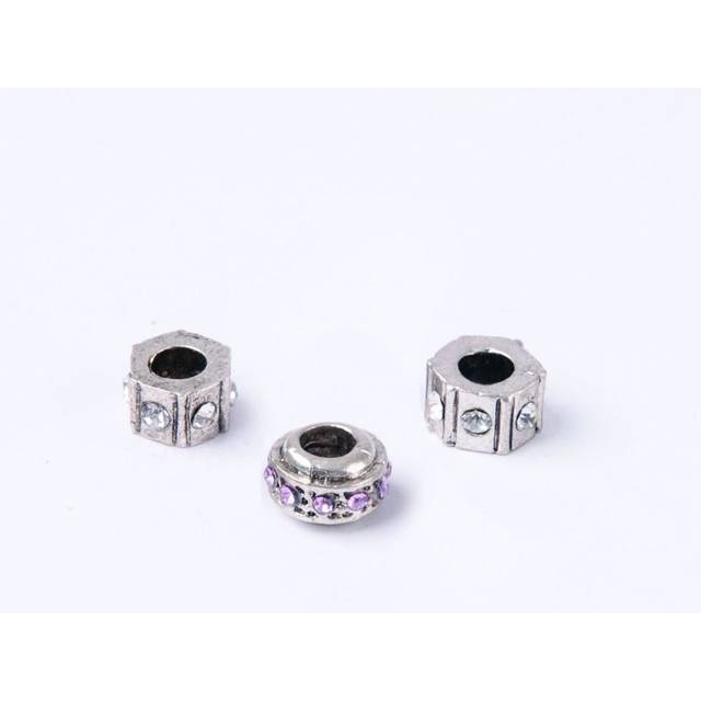 Trimits Spacer Beads Crystal Rose R/stone Mix 1