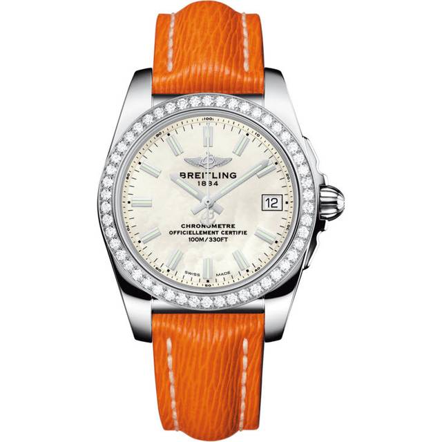 Breitling Watch Galactic 36 SleekT Pearl - White