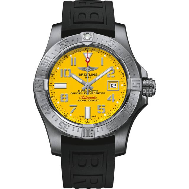 Breitling Watch Avenger II Seawolf Mens - Yellow
