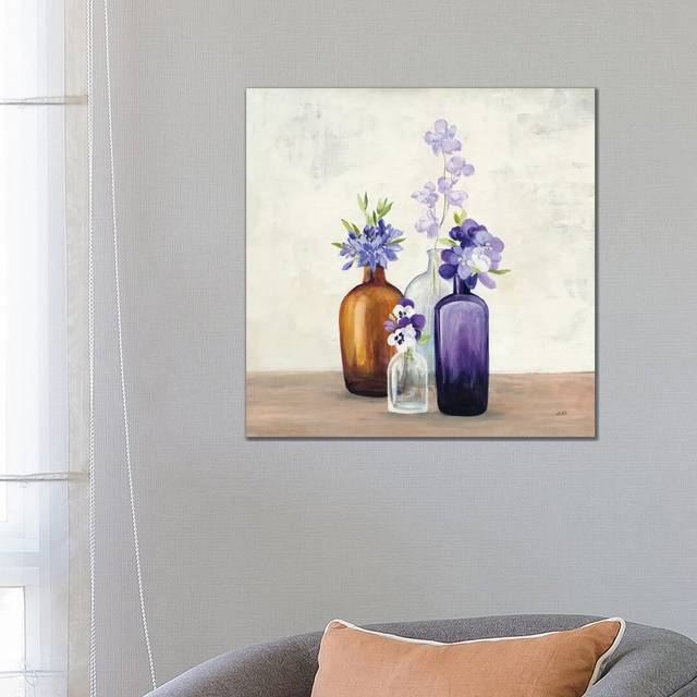 Windowsill Garden II by Julia Purinton - Wrapped Canvas Art Prints (66.04cm H x 66.04cm W)