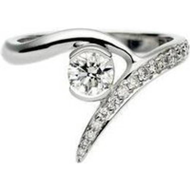 Shaun Leane Entwined 18ct White Gold 0.50ct Diamond Outward Engagement Ring - M