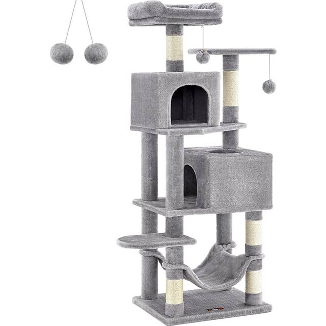 Feandrea 155 Cm Cat Tower For Indoor Cats Light Grey