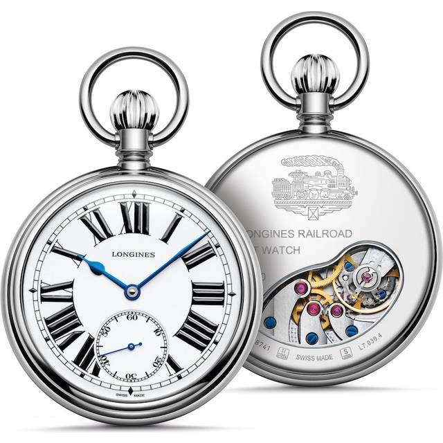 Longines RailRoad Pocket Watch - White