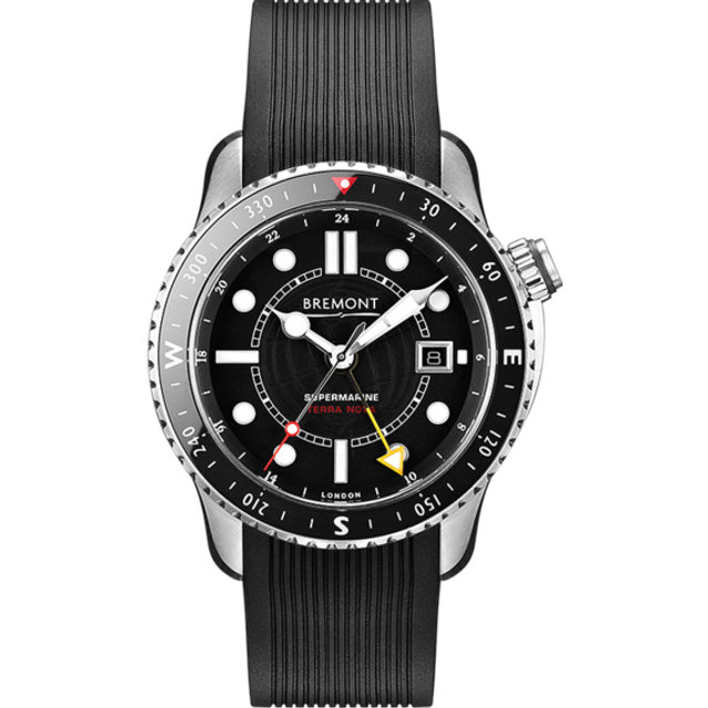 Bremont Watch Supermarine GMT Titanium Terra Nova Limited Edition - Black