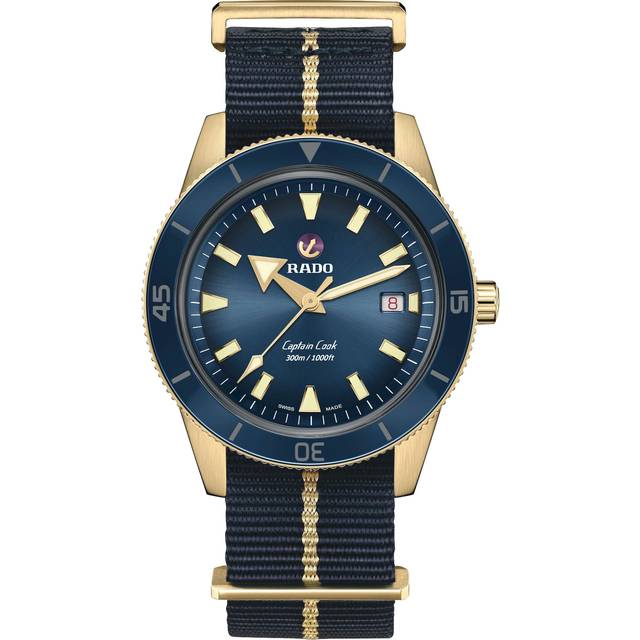 Rado Watch Captain Cook Automatic Bronze - Blue