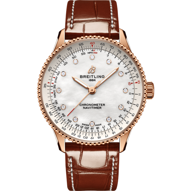 Breitling Navitimer 36 Automatic Alligator Watch
