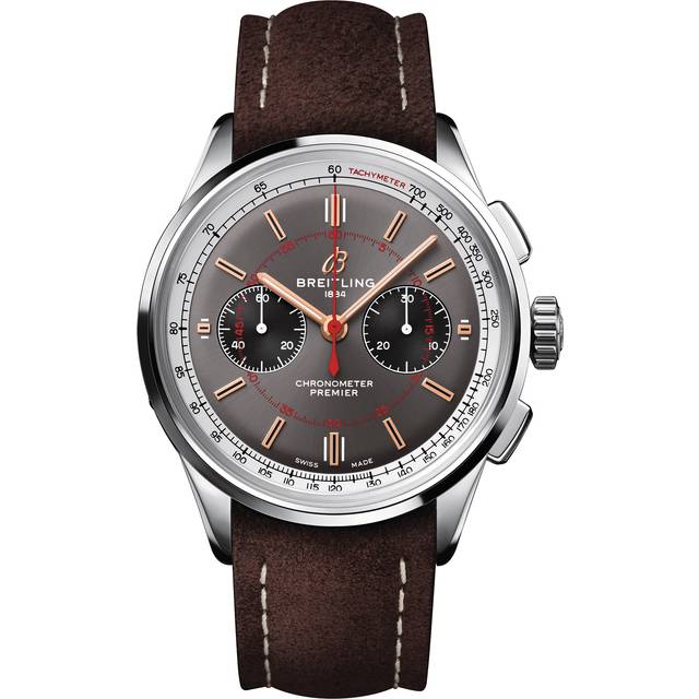 Breitling Watch Premier B01 Chronograph 42 Wheels And Waves Limited Edition - Grey
