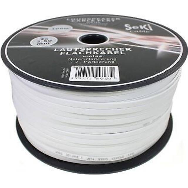 100m speaker cables 2x 2,5mm² audio cable box housing cable flat cable 2,2mm
