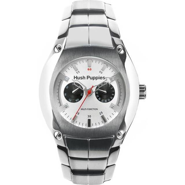 Hush Puppies Mens WATCH - Silver Stainless Steel - One Size
