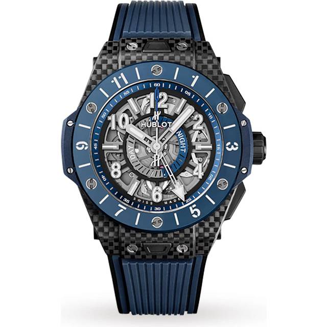 Big Bang Unico Gmt Carbon Blue Ceramic Automatic 45mm