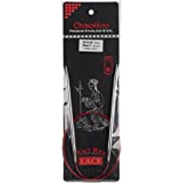 "ChiaoGoo Red Lace Stainless Circular Knitting Needles 32""""""""-Size 00/1.75mm"