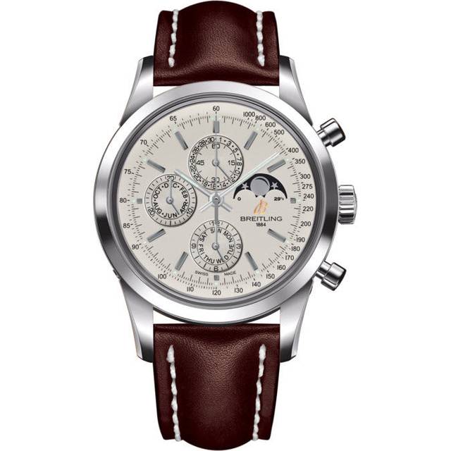 Breitling Watch Transocean Chronograph 1461 Mercury Silver - Silver