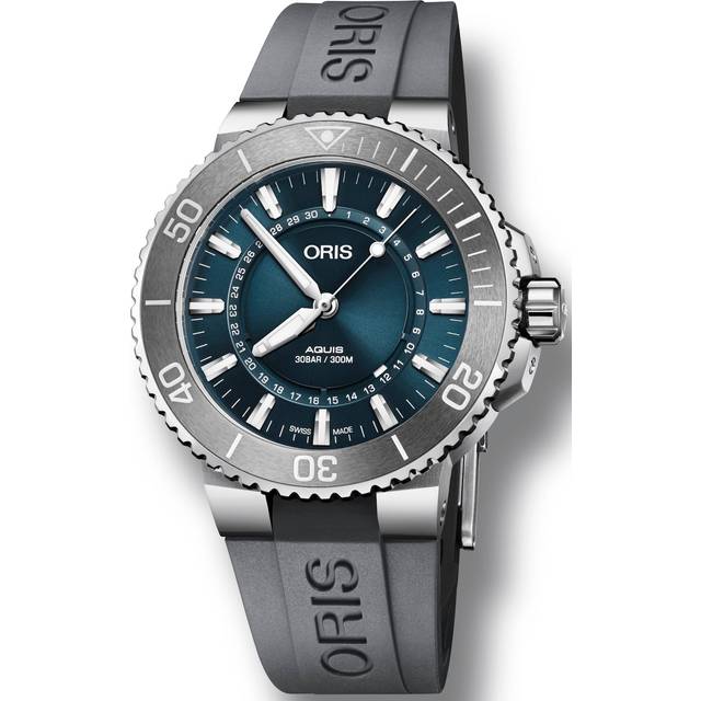 Oris Watch Aquis Source of Life Rubber Limited Edition - Blue