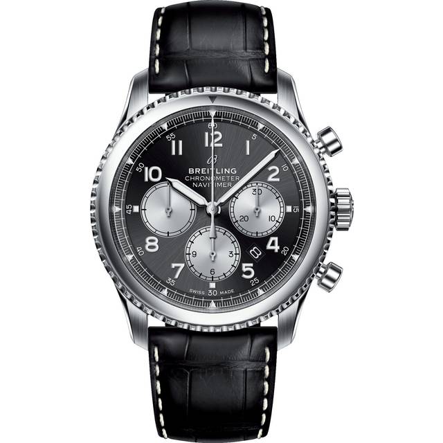 Breitling Watch Navitimer 8 B01 Croco Tang Type - Black