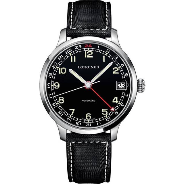 Longines Watch Heritage Military Mens - Black