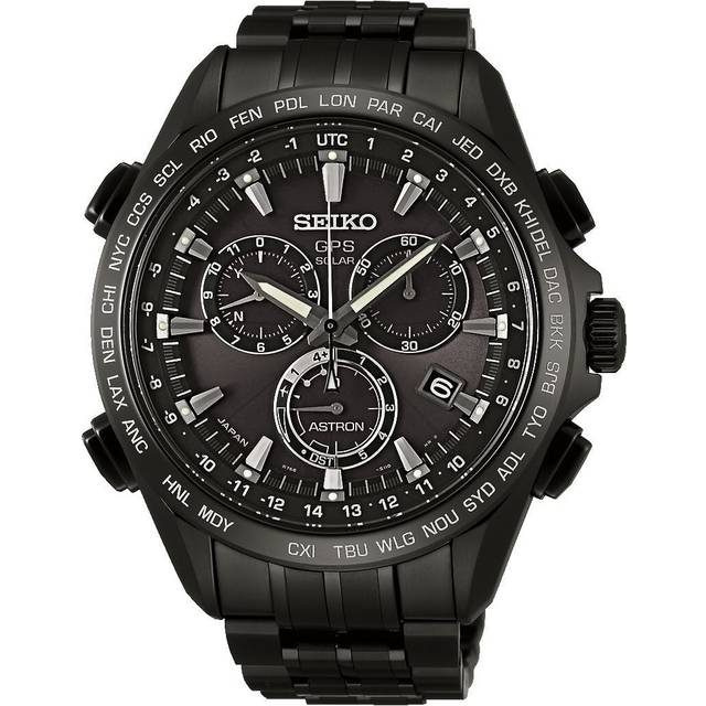 Seiko Astron Watch GPS Titanium Chronograph - Black