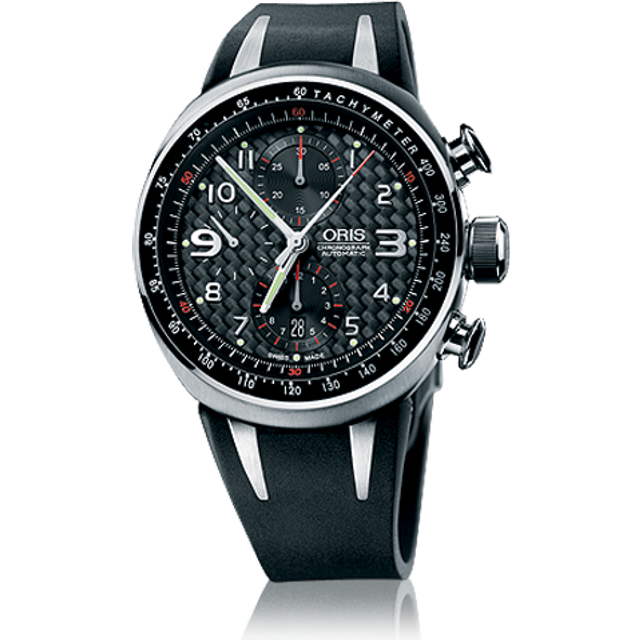 Oris Watch TT3 Chronograph Rubber - Grey