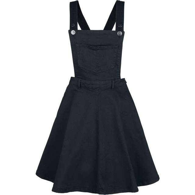 Hell Bunny Dakota Pinafore Dress Midi Dress black - XXL
