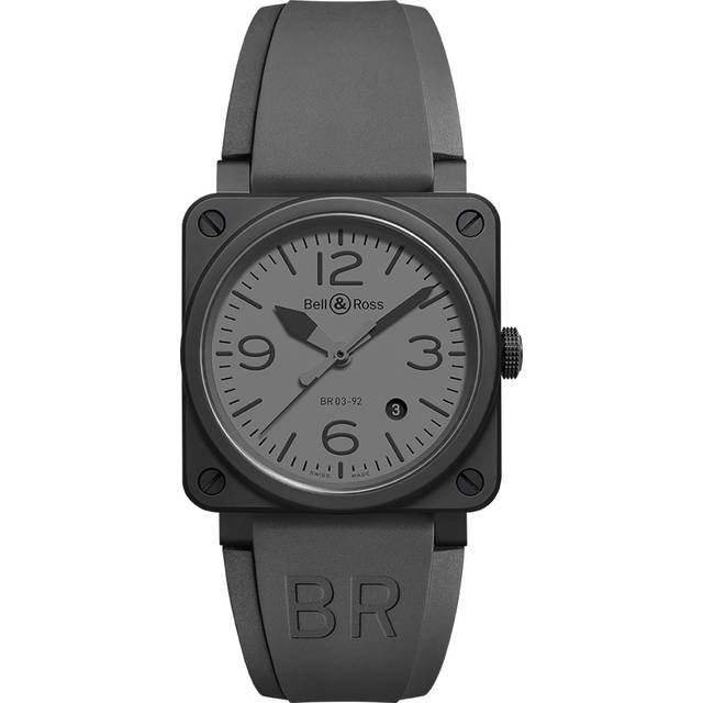 Bell & Ross Watch BR 03 92 Commando Pre-Owned - Grey