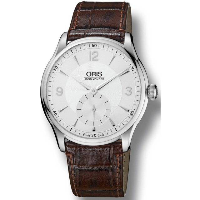 Oris Watch Artelier Hand Winding Leather D - Silver