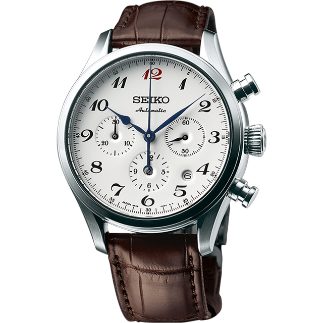 Seiko Watch Presage 60th Anniversary Mechanical Chronograph - White